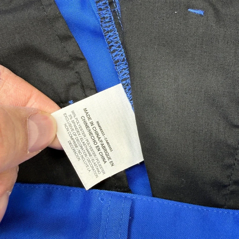 Nike‎ Golf Dri-Fit Pants Mens 30x30 Royal Blue Flat Front Performance Stretch